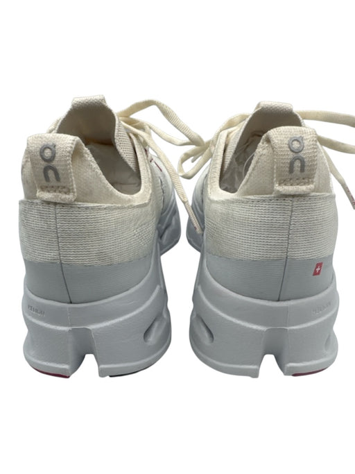 On Cloud Shoe Size 9 Cream & Baby Blue Synthetic Technical Fabric Logo Sneakers Cream & Baby Blue / 9