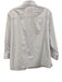 Beg & Borrow Size XL White Cellulose Blend 3/4 Sleeve Button Up Oxford Shirt Top White / XL