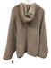 Barefoot Dreams Size L/XL Beige Polyester Knit Shawl Collar Hooded Cardigan Beige / L/XL