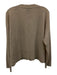 Aqua Cashmere Size XL Tan Beige Cashmere Ribbed Trim V Neck Cardigan Tan Beige / XL