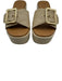 Dolce Vita Shoe Size 8.5 Beige & Brown Synthetic Woven Gold Tone Buckle Sandals Beige & Brown / 8.5