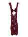 Intimately Free People Size XS Red, Purple, Blue Nylon Sleeveless Floral Dress Red, Purple, Blue / XS