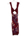 Intimately Free People Size XS Red, Purple, Blue Nylon Sleeveless Floral Dress Red, Purple, Blue / XS