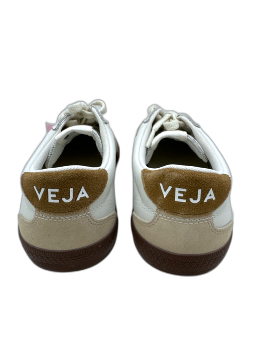 Veja Shoe Size 9 White & Brown Leather Low Top Men's Shoes White & Brown / 9
