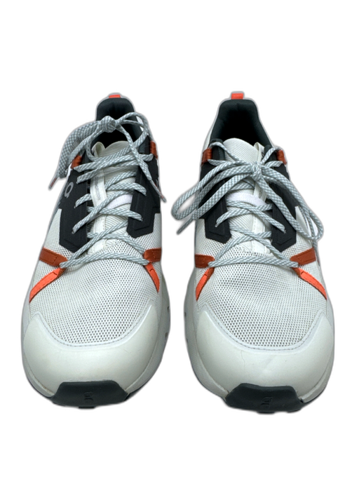 On Cloud Shoe Size 8 White & Multi Synthetic Low Top Men's Shoes White & Multi / 8