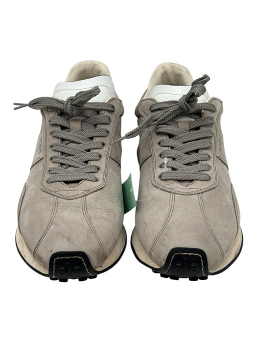 Tods Shoe Size 7 AS IS Gray Leather Low Top Men's Shoes Gray / 7
