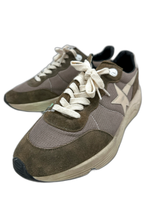 Golden Goose Shoe Size 41 Gray & Green Synthetic Low Top Men's Shoes Gray & Green / 41