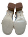 Larroude Shoe Size 7 Beige Leather & Straw Toe Strap Woven Ankle Strap Sandals Beige / 7