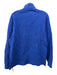 Polo Size M Blue Cotton Solid Quarter Zip Men's Long Sleeve Shirt M