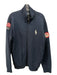 Polo Size L Navy Cotton Olympics Zip Up Men's Long Sleeve Shirt L