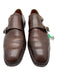 Polo Shoe Size 9 Made in USA Brown Leather Solid Double Monk Strap Dress Shoes 9