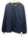 Polo Golf Size L Navy Blue Polyester Solid Crewneck Men's Jacket Navy Blue / L
