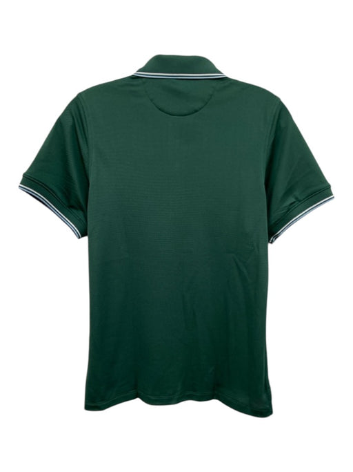 Magnolia Lane Size S Green Polyester Blend Mesh Short Sleeve Athletic Polo Top Green / S