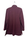 Fleurette Size 4 Burgundy Red Wool Long Sleeve Button Front Pockets Peacoat Coat Burgundy Red / 4