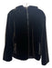 Weekend Max Mara Size 10 Dark Brown Acrylic Blend Long Sleeve Zip Front Jacket Dark Brown / 10