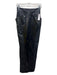 CULTNAKED Size S Black PU leather Embossed Croc Front Slit Maxi skirt Skirt Black / S