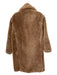 Intuition Size Small light brown Wool Fleece One Button Collar 3/4 Length Coat light brown / Small