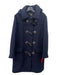 Brooks Brothers Size 4 Navy Blue Wool Toggle Buttons Pea Coat Coat Navy Blue / 4