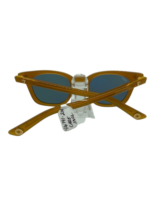 Vada Caramel Brown Acetate Blue Lens Gold Accent case incl Sunglasses Caramel Brown