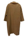 Rita Row Size S Brown Wool Button Up 3/4 Sleeve Lapel Pockets Coat Brown / S