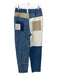 Hargan Denim Size 28 Blue, Beige, White Cotton Denim High Rise Button Fly Jeans Blue, Beige, White / 28