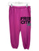 Life Nature Love Size S Pink & Black Cotton Logo Drawstring Waist Jogger Pants Pink & Black / S
