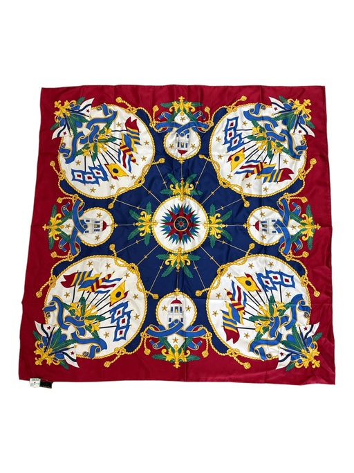Seattle Yacht Club Red, Blue, Multi Silk Flag Rope scarf Red, Blue, Multi / One Size
