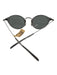 Oliver Peoples Gray Acetate & Metal Gray Lenses Round Cat Eye Sunglasses Gray