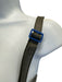 Mugler Size 44 Gray Polyurethane Translucent Cropped Adjustable straps Top Gray / 44