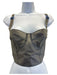 Mugler Size 44 Gray Polyurethane Translucent Cropped Adjustable straps Top Gray / 44