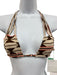 Acacia Size S brown, beige, coral Nylon Blend Braided Geometric Mini swimwear brown, beige, coral / S