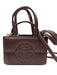 Telfar Brown Nylon Puff Logo Top Handles Crossbody Strap Bag Brown / S