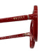 Valley Red Acetate Gradient Brow Bar Aviator Sunglasses Red