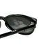 Keith James Black Polarized Round Sunglasses Black