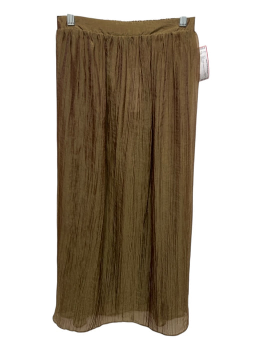 Zara Size XS Green Polyester Elastic Waist Skirt Green / XS