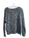 360 Cashmere Size XS Black & Gray 100% Cashmere Knit Animal Print Sweater Black & Gray / XS
