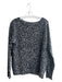 360 Cashmere Size XS Black & Gray 100% Cashmere Knit Animal Print Sweater Black & Gray / XS