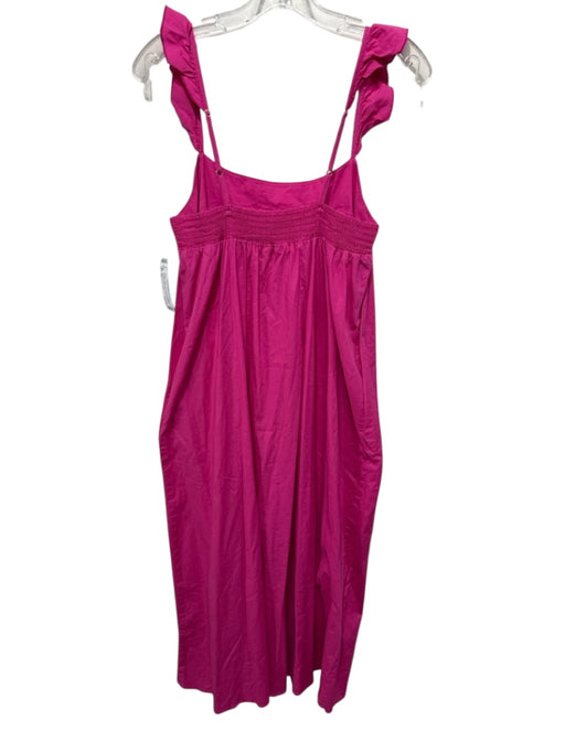 Show Me Your Mumu Size XS Hot pink Cotton Smocked Back Side Pocket Tent Dress Hot pink / XS