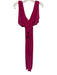Misa Size S Hot pink Polyester V Neck Stretch Tie inc. Dress Hot pink / S