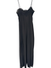 Zimmermann Size 0 Black No Fabric Tag Lace Detail Spaghetti Strap Jumper Black / 0