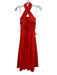 5a7 Cinq a Sept Size 2 Red Orange Cotton & Nylon Sleeveless Gathered Midi Dress Red Orange / 2