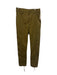 A.L.C. Size 4 Split Pea Green Cotton & Elastane Zip Fly High Rise Slim Leg Pants Split Pea Green / 4
