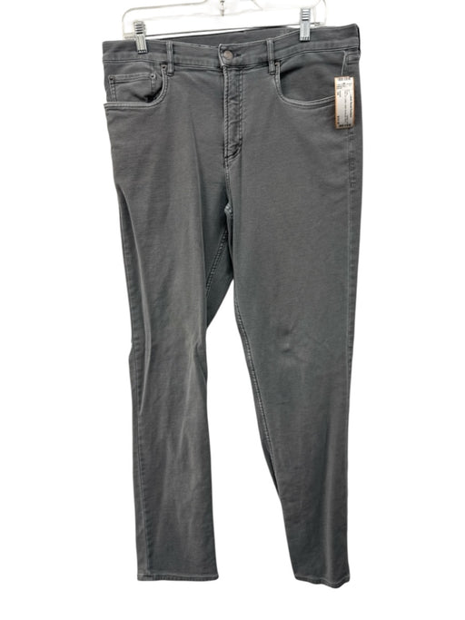 Faherty Size 34 Gray Cotton Solid Men's Pants Gray / 34
