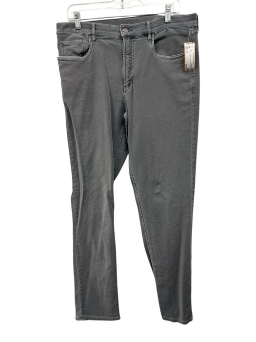 Faherty Size 34 Gray Cotton Solid Men's Pants Gray / 34