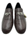 Hermes Shoe Size 44 Brown Leather Solid Silver hardware Men's Shoes 44