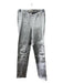 Zadig & Voltaire Size XS/36 Silver Leather Stretch Skinny Legging Pants Silver / XS/36