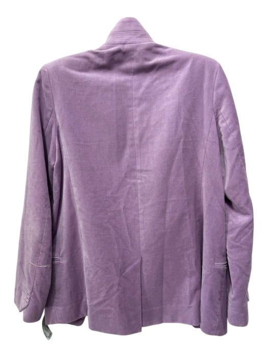 Zadig & Voltaire Size XS/36 Light Purple Cotton Velvet Bound Pocket Jacket Light Purple / XS/36