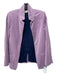 Zadig & Voltaire Size XS/36 Light Purple Cotton Velvet Bound Pocket Jacket Light Purple / XS/36