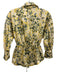 Cinq a Sept Size XS Yellow & Gray Polyester Long Sleeve Floral Top Yellow & Gray / XS