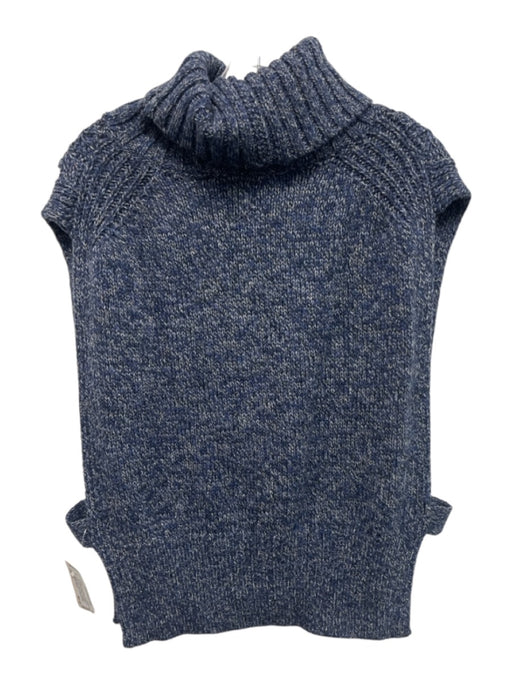 Veronica Beard Size XS Blue Acrylic Blend Heathered Cable Knit Sweater Blue / XS